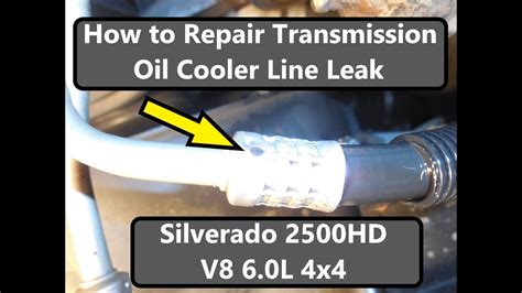 transmission cooler line leak symptoms|Fixing Leaking Transmission Cooler Lines: A。